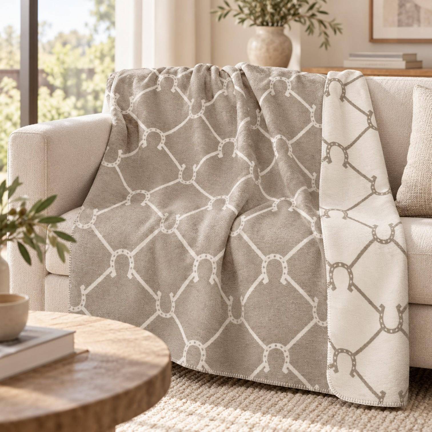 Pad Decke Lucky in Grey 150 x 200 cm