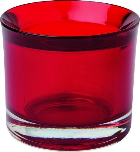 ihr Teelichthalter klein rot Ø 6,2 x H 5,5 cm 