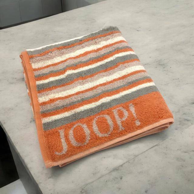 Joop! Frottiertuchserie Move Stripes 1692 Handtuch Apricot