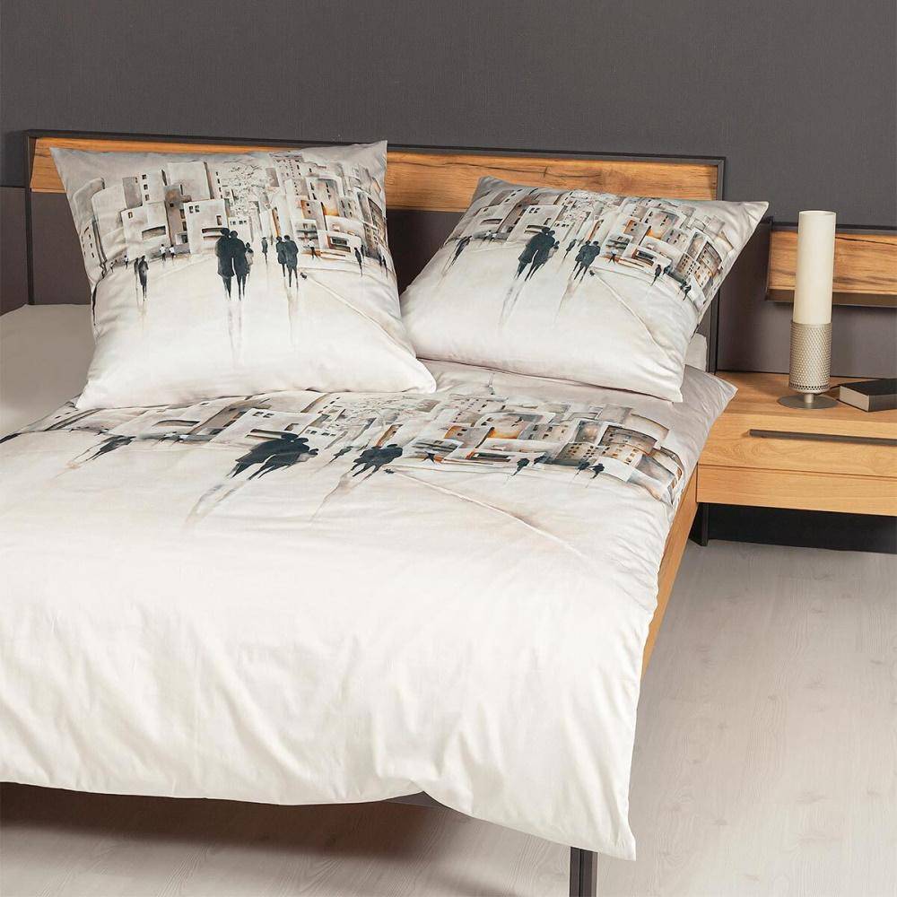 Janine Bettwäsche Modern Art – Urban Art Dreams in Mako Satin