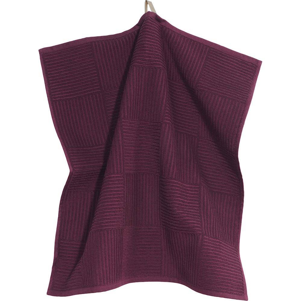 Sander Küchenfrottiertuch Adam Aubergine 50 x 50 cm