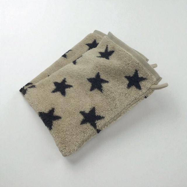 Cawö Frottiertuchserie New Stars Basalt Waschlappen 16 x 22 cm