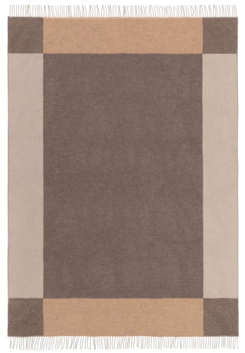 Eagle Products Verbier Plaid 135 x 195 cm Braun/Kamel/Natur