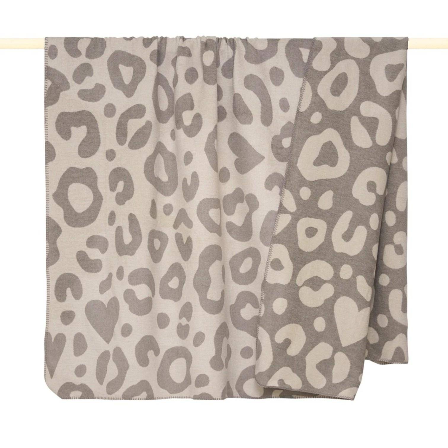 Pad Decke Leo in Greige 150 x 200 cm
