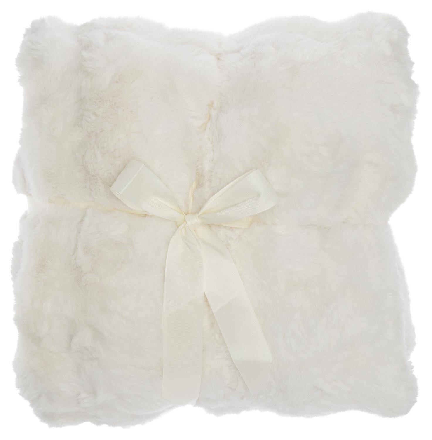 Skinnwille Plaid Misty Ivory 140 x 220 cm