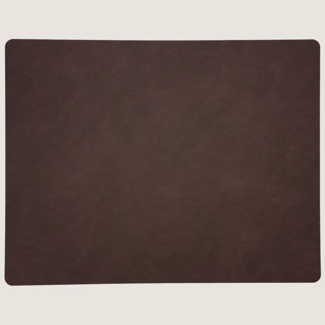 Lind DNA Tischset Square L Dark Brown Nupo in 35 x 45 cm