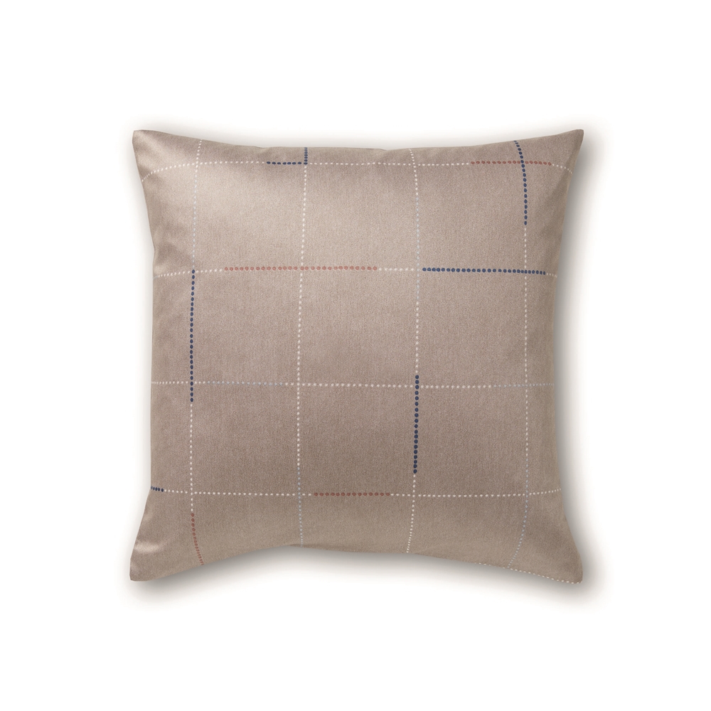 Elegante Comfort Satin Bettwäsche Tic Tac Toe Desert Sand 155 x 220 cm