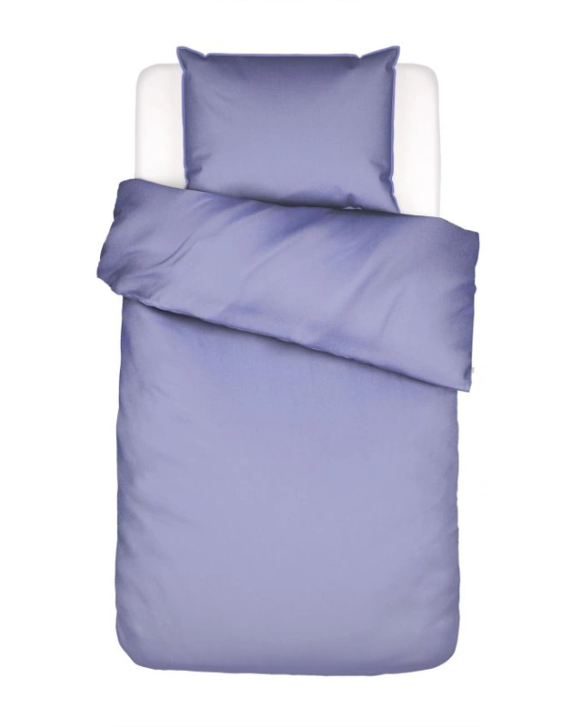 ESSENZA Baumwollsatin Bettwäsche Minte Lavender Blue 135 x 200 cm + 80 x 80 cm
