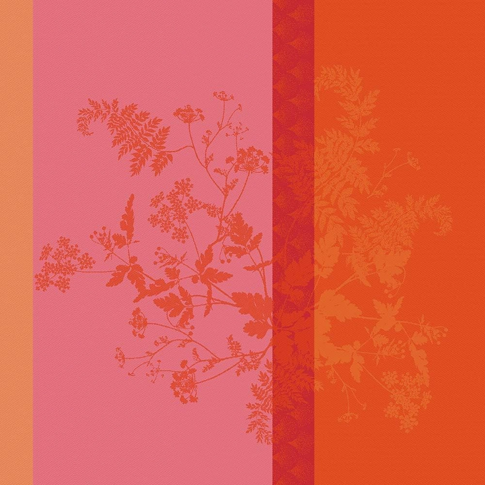 Garnier Thiebaut Serviette Ombelles Rose 