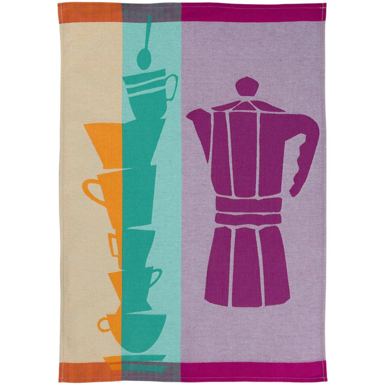 Sander Geschirrtuch Cafe Türkis 50 x 70 cm