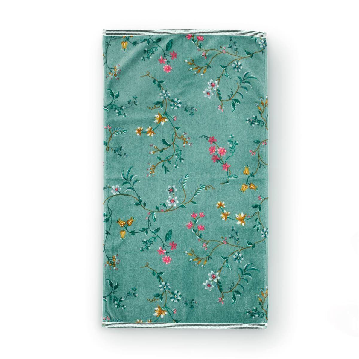 PiP Studio Les Fleurs Green Handtuch 55 x 100 cm