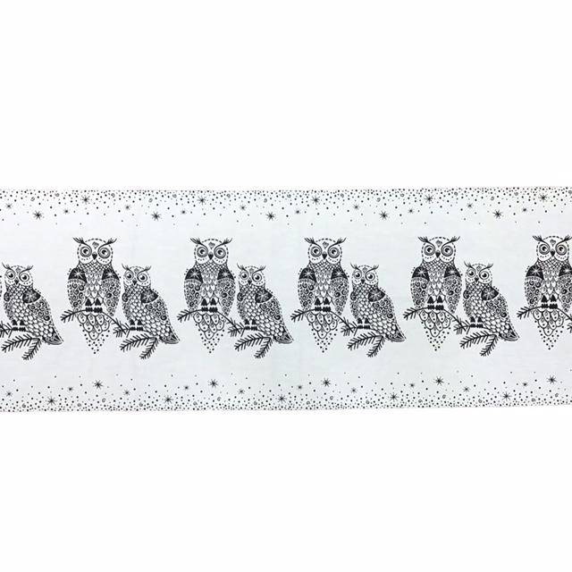 Apelt Tischläufer in der Farbe Weiß und Arabica 48 x 140 cm  