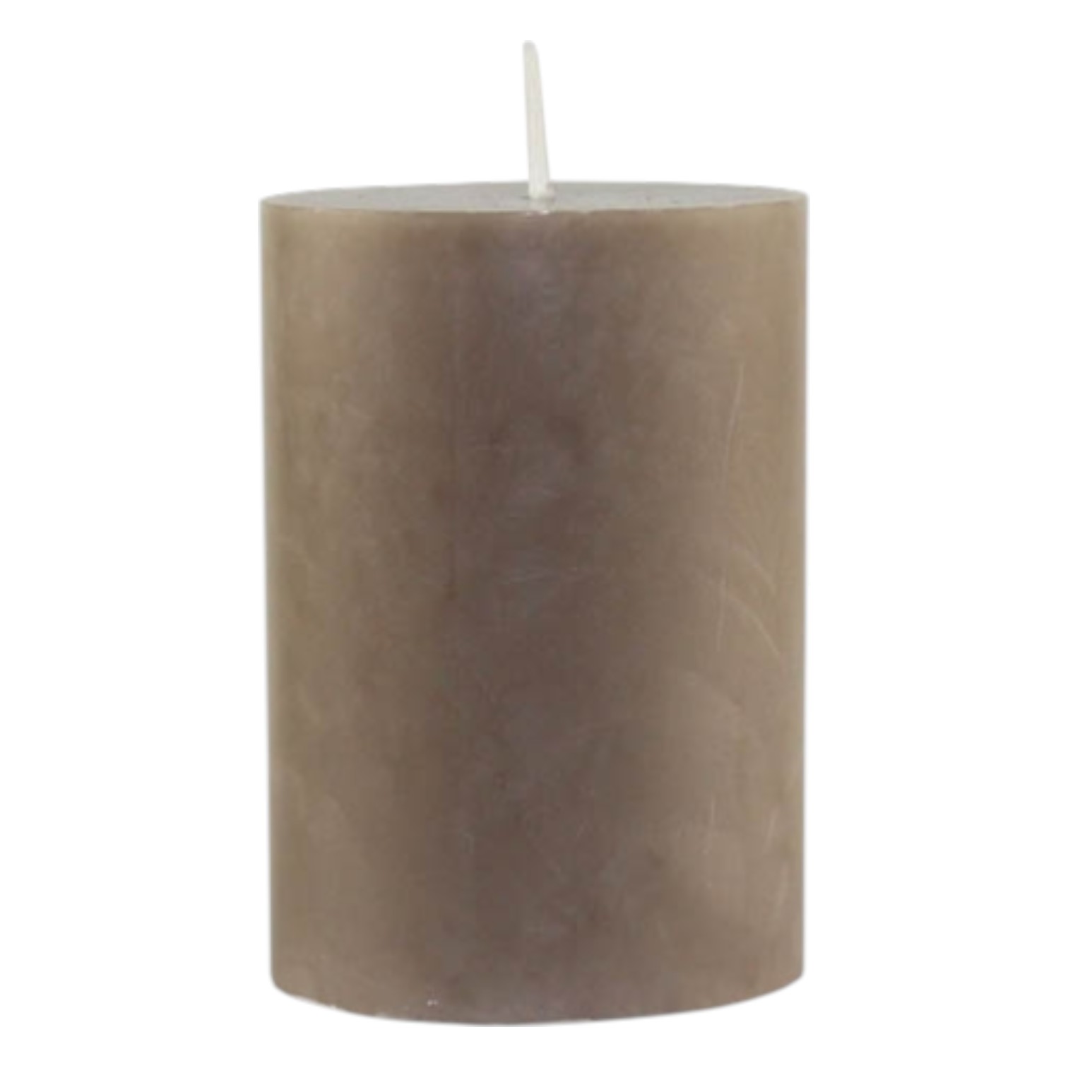 Kaheku Cylinderkerze Silea Stearin Schlamm 10 cm hoch