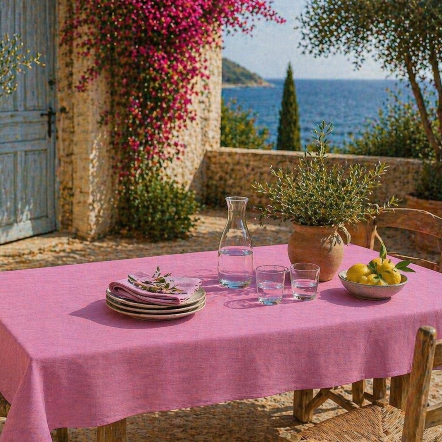 Pichler Tischdecke Mino Lilac 135 x 220 cm