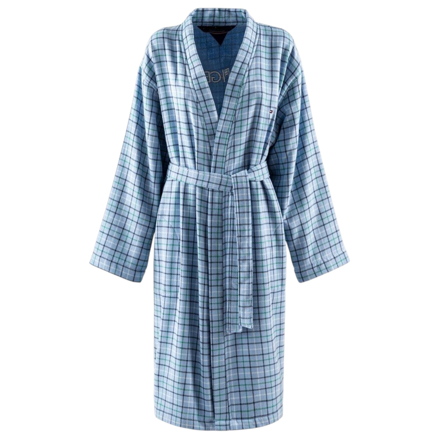 Tommy Hilfiger Bademantel Herren ADRIAN Sky Größe S