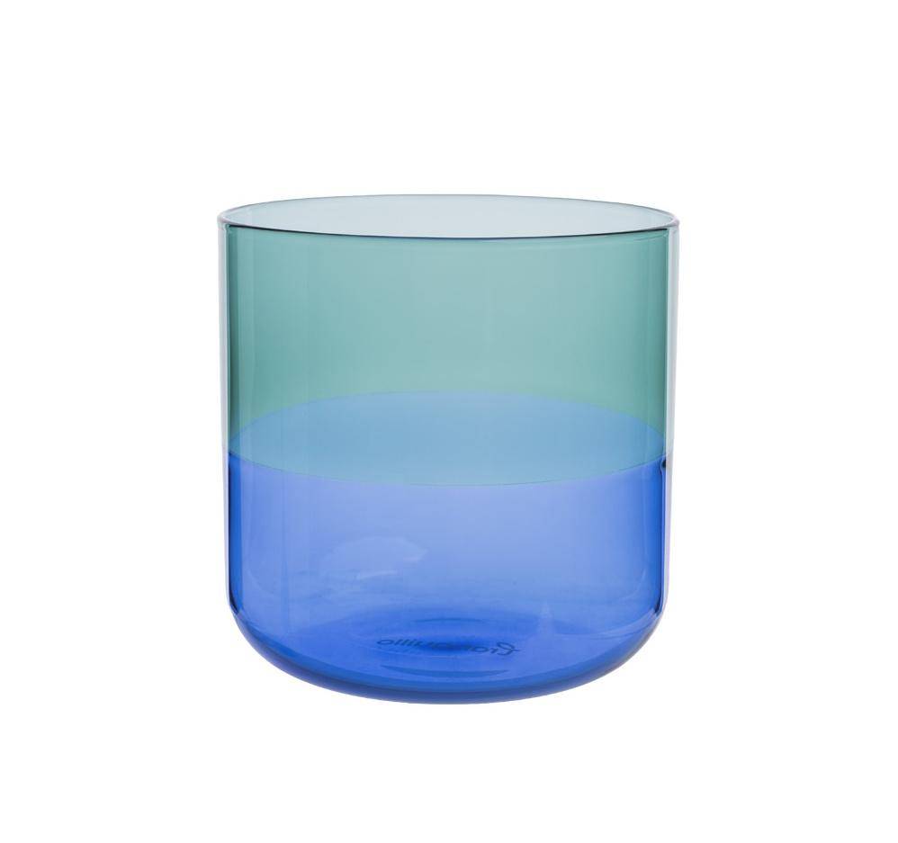 Tranquillo Glas RAIINBOW in Blau/Grün