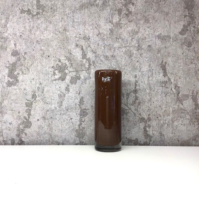 DutZ Vase - Cylinder Brown 18 cm