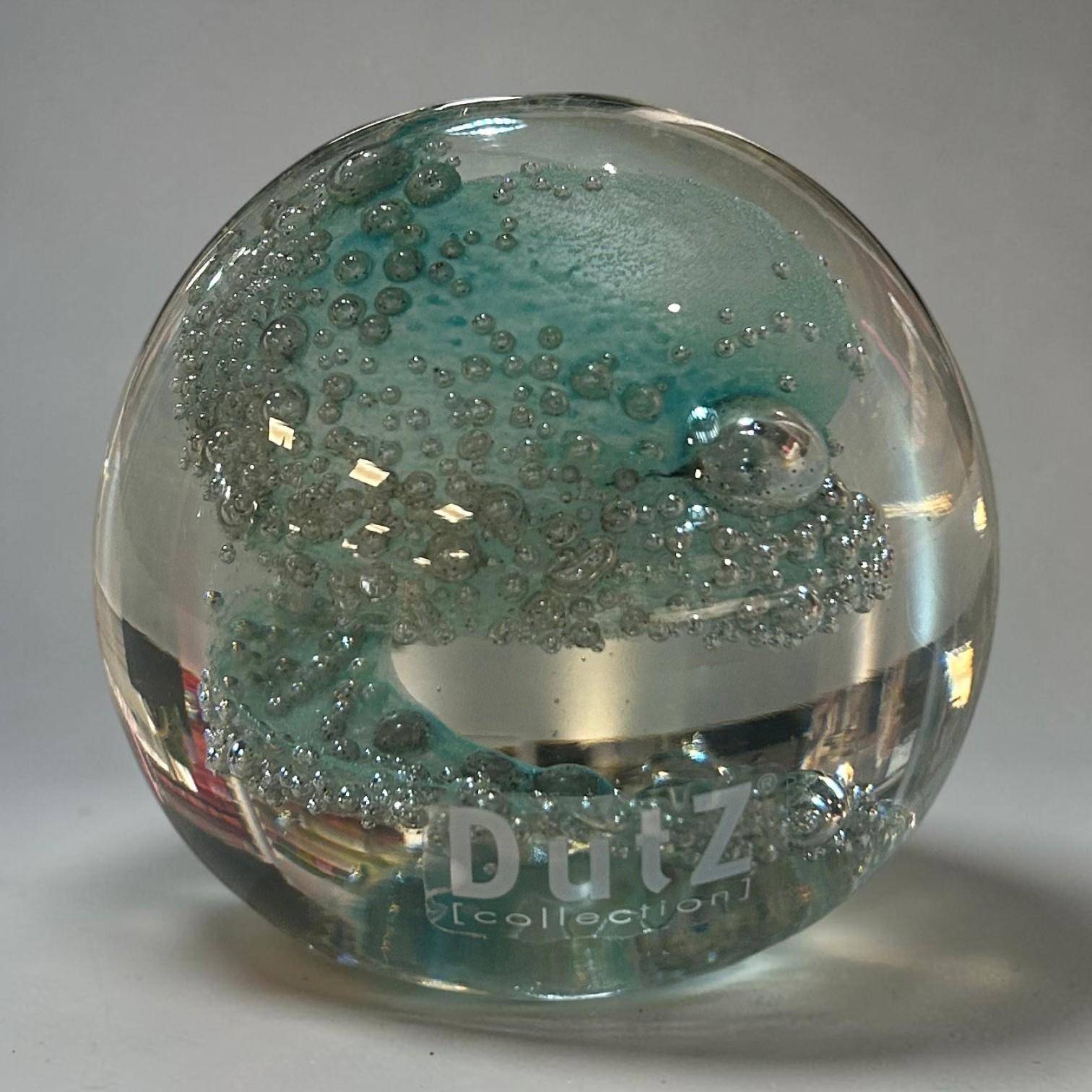 DutZ Glaskugel - Bubbles Jade 9 cm