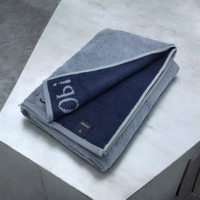 Joop! Frottiertuchserie Classic Doubleface 1600 Duschtuch Denim
