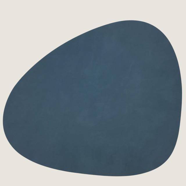 Lind DNA Tischset Curve L Dark Blue Nupo in 37 x 44 cm