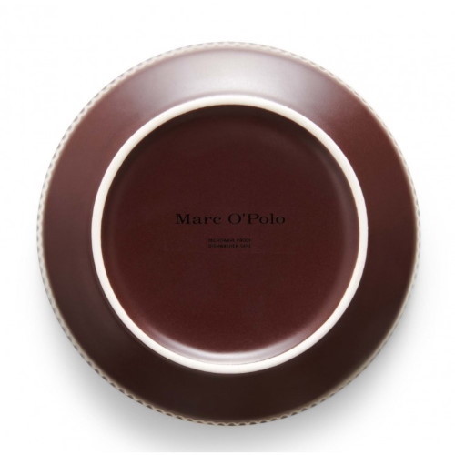 Marc O'Polo Moments Suppenteller Earth Brown 21,5 cm