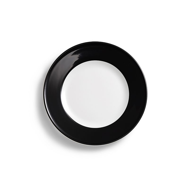 Dibbern Solid Color Teller flach 21 cm schwarz