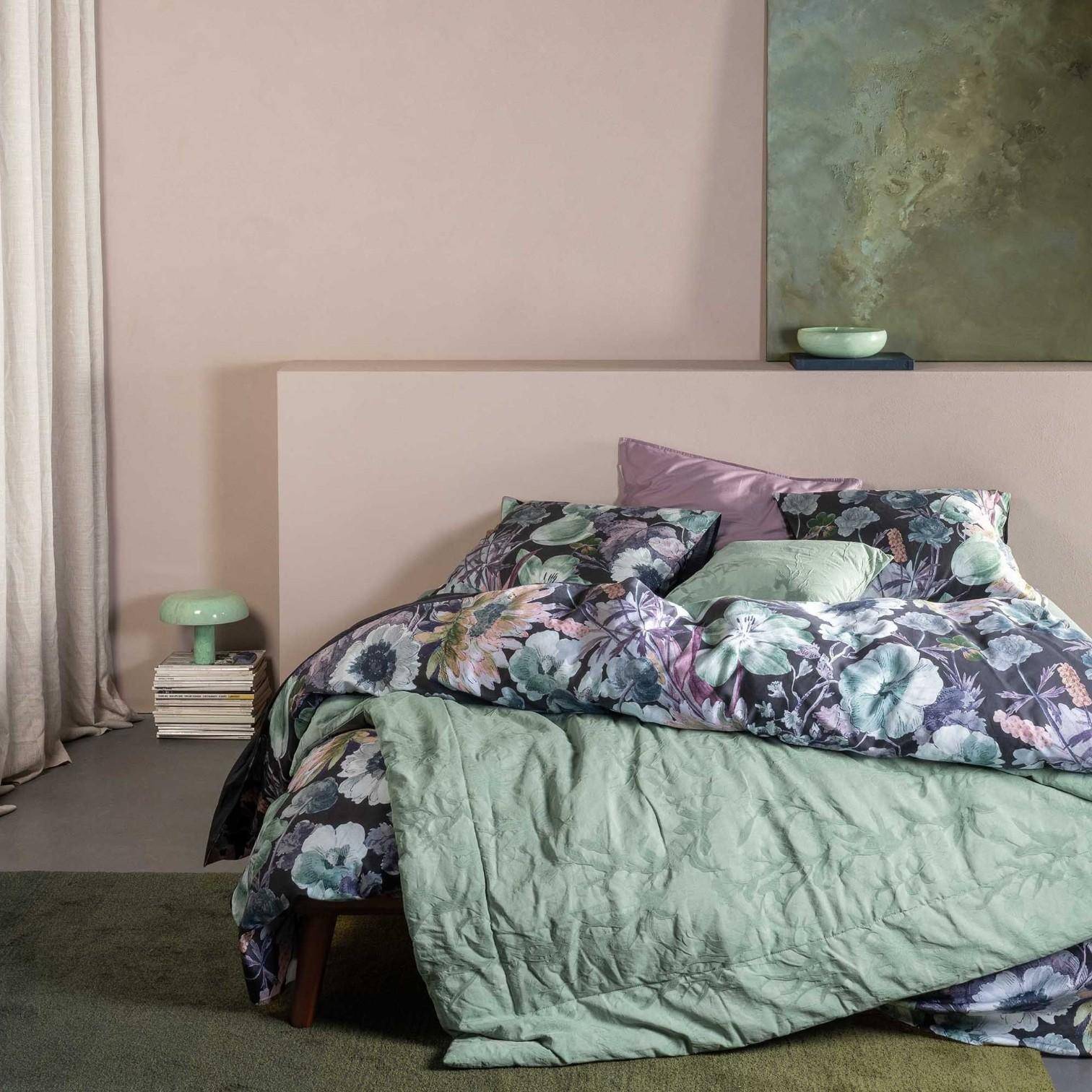 ESSENZA Tagesdecke Claudine Dusty Teal 150 x 200 cm