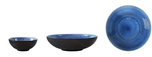 Jars Keramik Tourron Fb.Bleu Lin Schale 14 cm