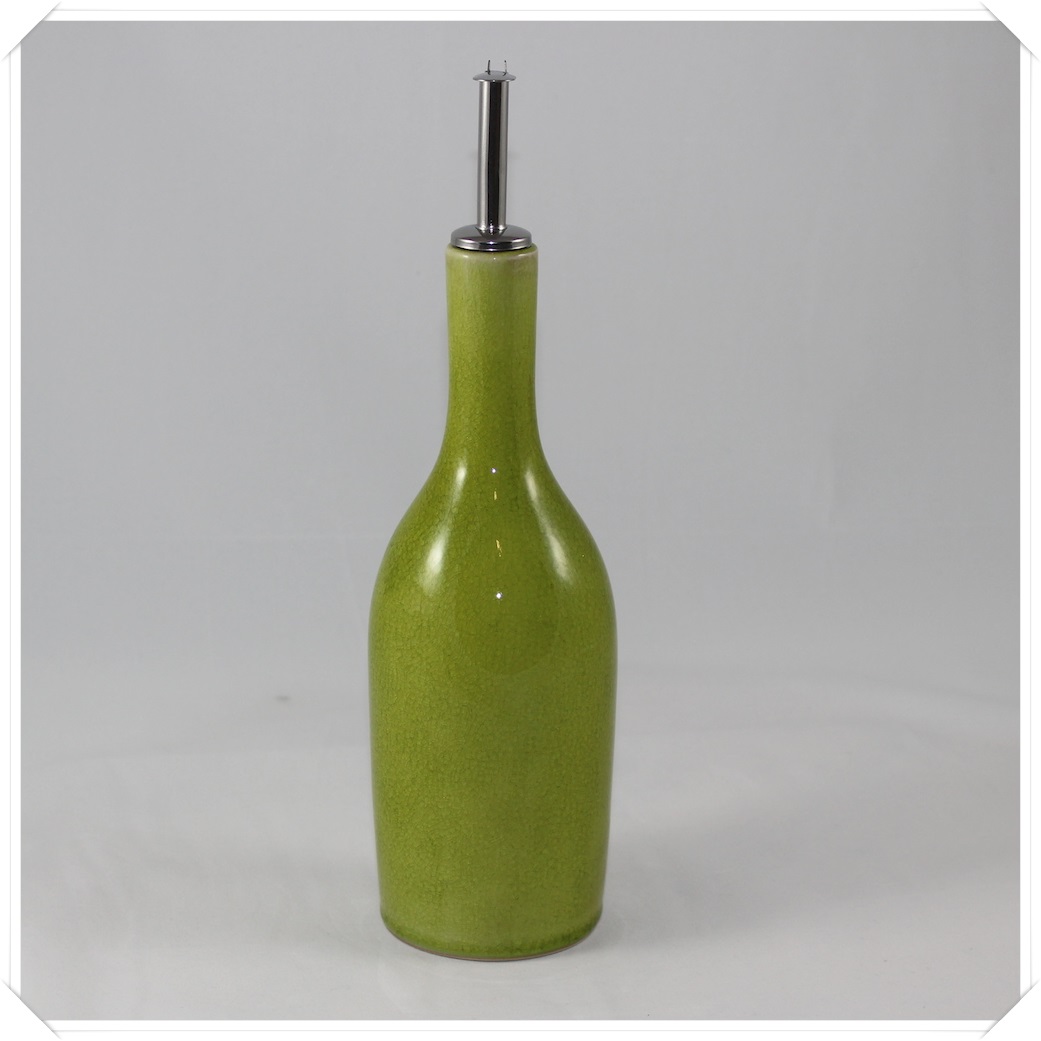 Jars Keramik Tourron Fb.Tilleul Öl/Essigflasche