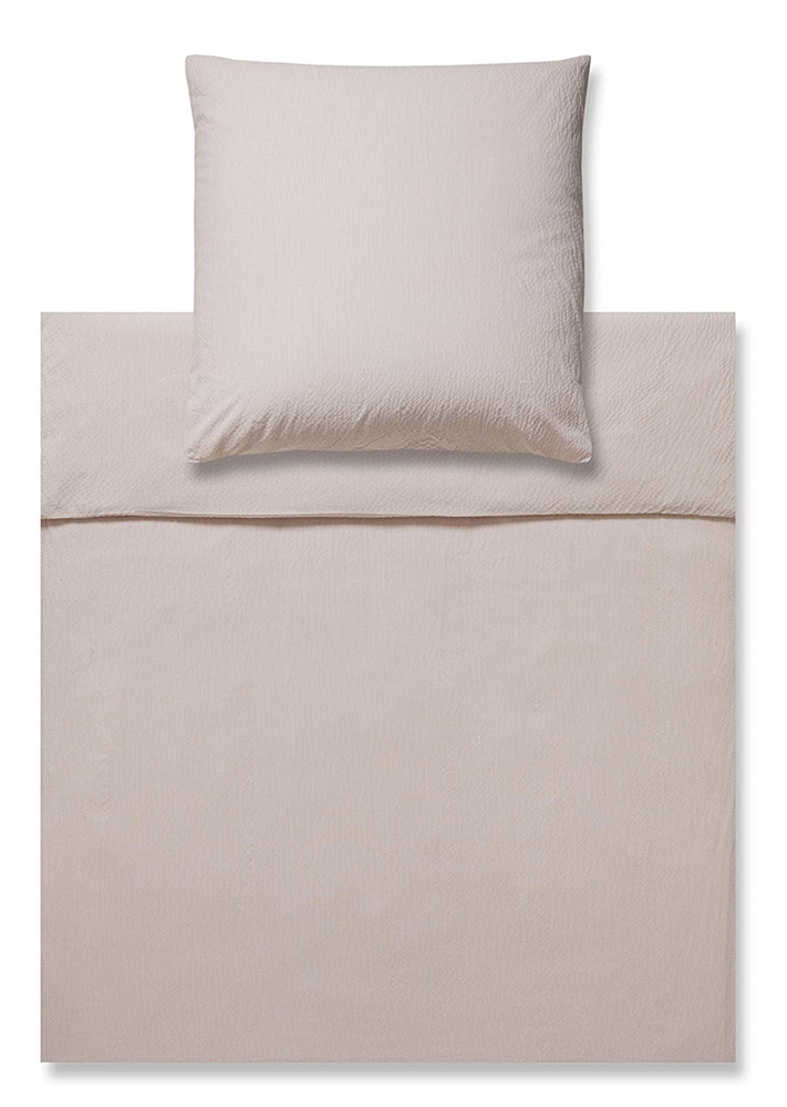 Baldessarini Seersucker Kissenhülle zur Bettwäsche Vio Coral 40 x 80 cm