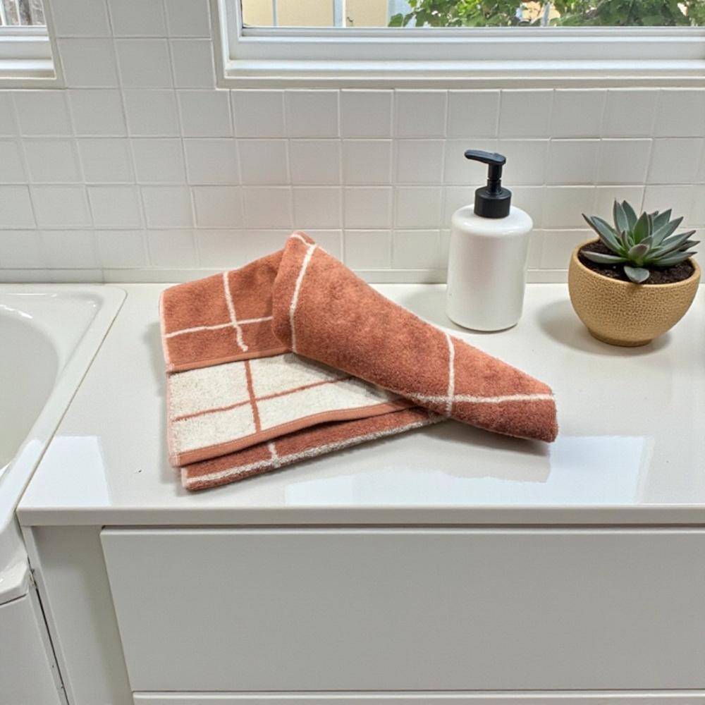 Cawö Frottiertuchserie Atelier 6240 Kupfer Handtuch 50 x 100 cm