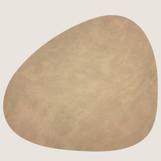 Lind DNA Tischset Curve L Sand Nupo in 37 x 44 cm