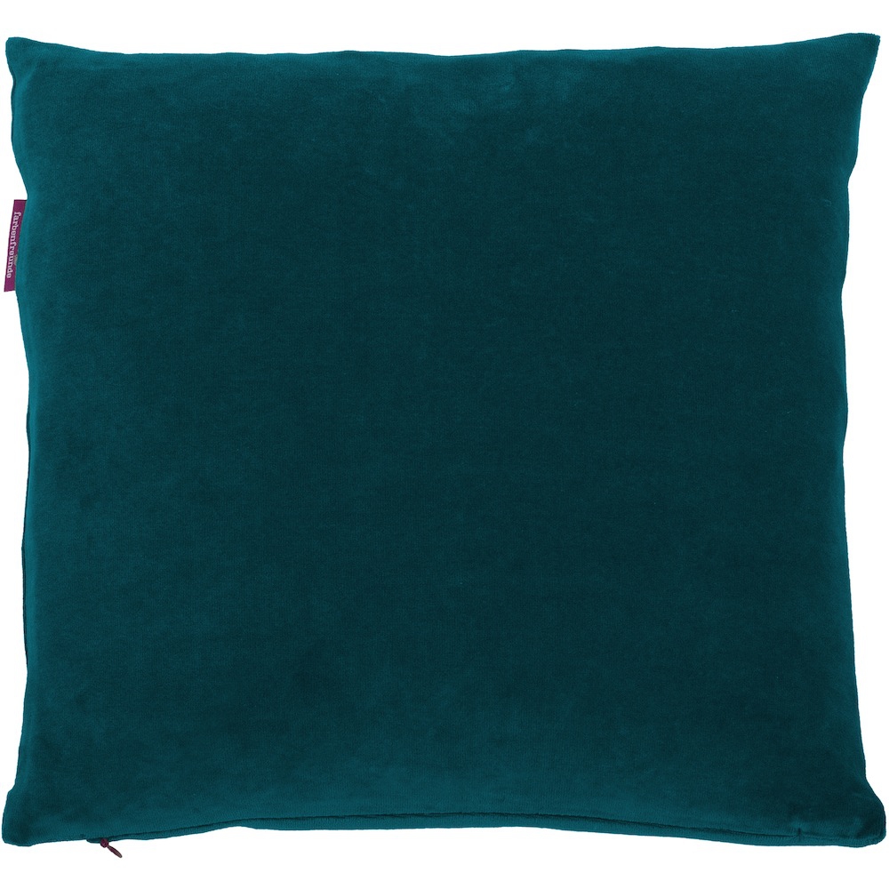 Farbenfreunde Kissenhülle Winterpetrol in 50 x 50 cm