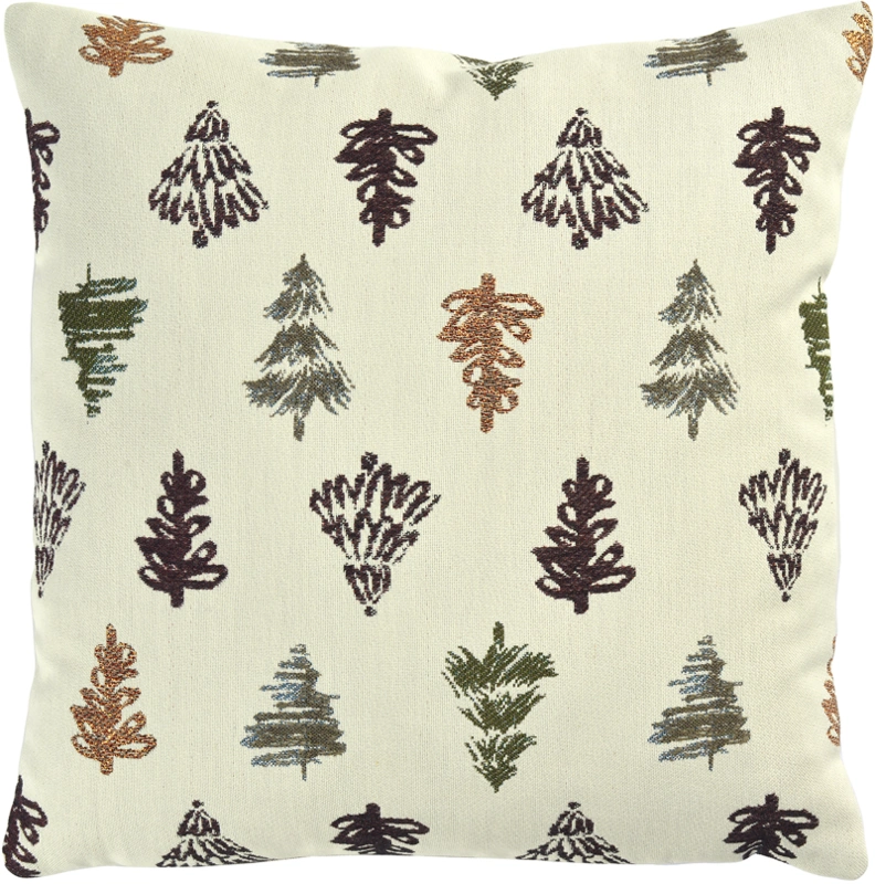 Sander Kissenhülle Waldemar Kupfer/Beere 40 x 40 cm