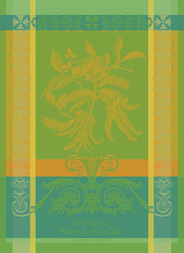 Garnier Thiebaut Geschirrtuch - Main De Bouddha Vert