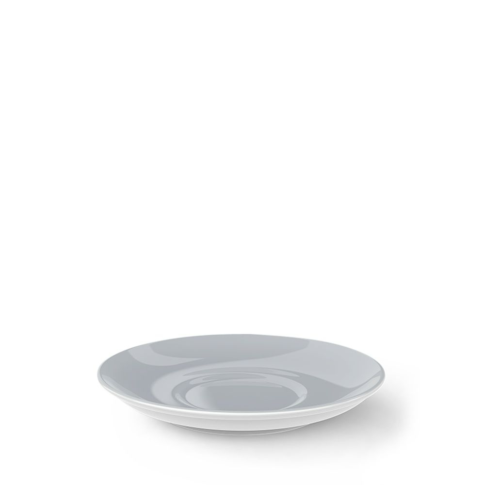 Dibbern Solid Color Kaffeetasse lichtgrau (Untertasse)