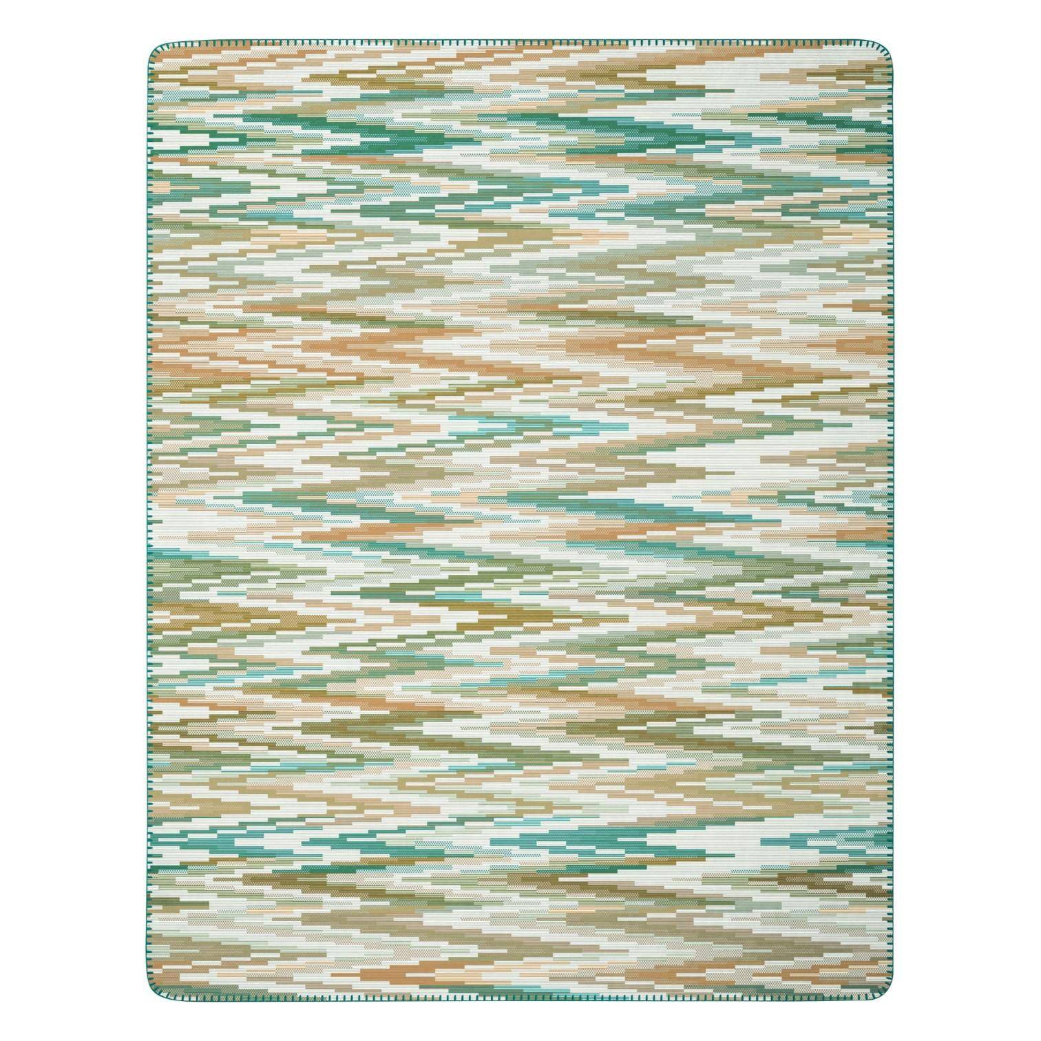 Biederlack Wohn- und Kuscheldecke Mission Teal 150 x 200 cm