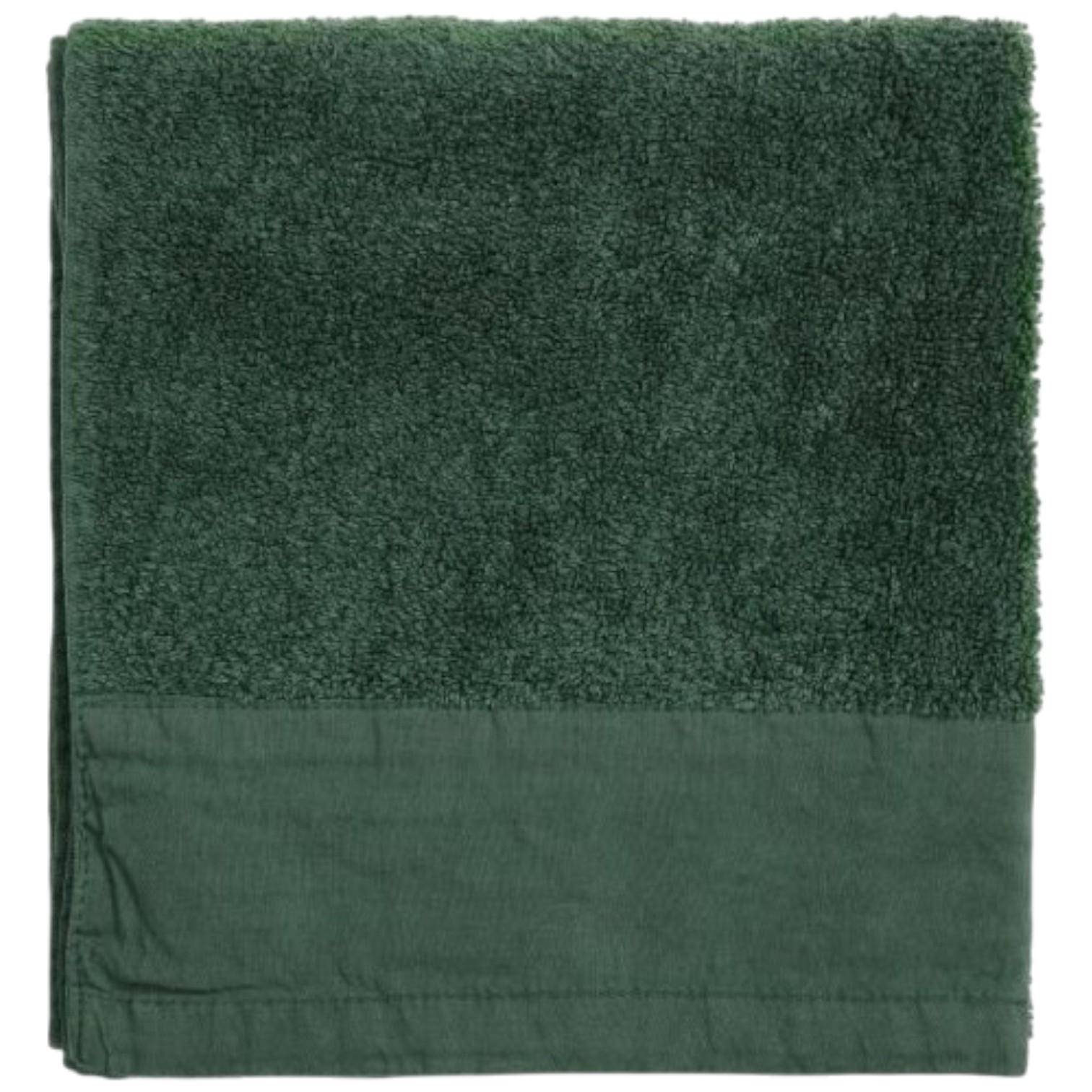 MARC O'POLO Linan Dark Green Handtuch 50 x 100 cm