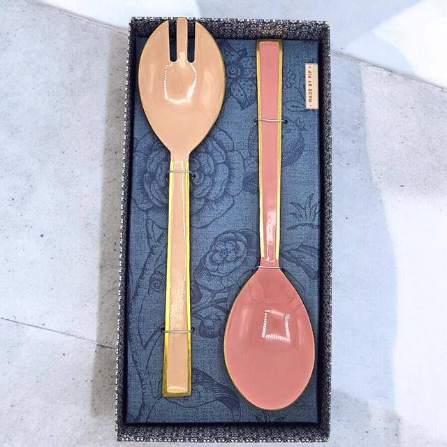 Pip Studio Spring to Life 2er Set Salatbesteck Fb.Pink