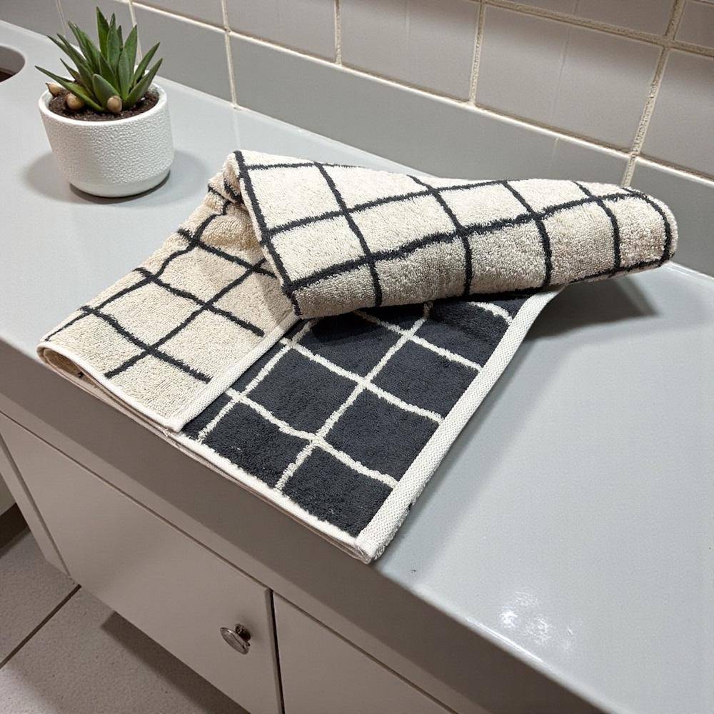Cawö Frottiertuchserie Atelier 6241 Beige Handtuch 50 x 100 cm