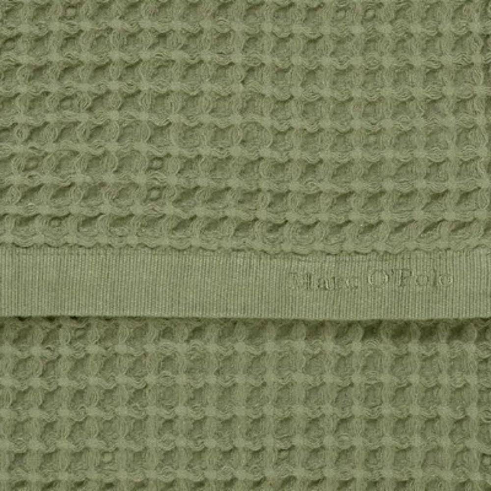 Marc O’Polo MOVA Frottiertuch Moss Green – Olivgrüne Waffelstruktur im Detail