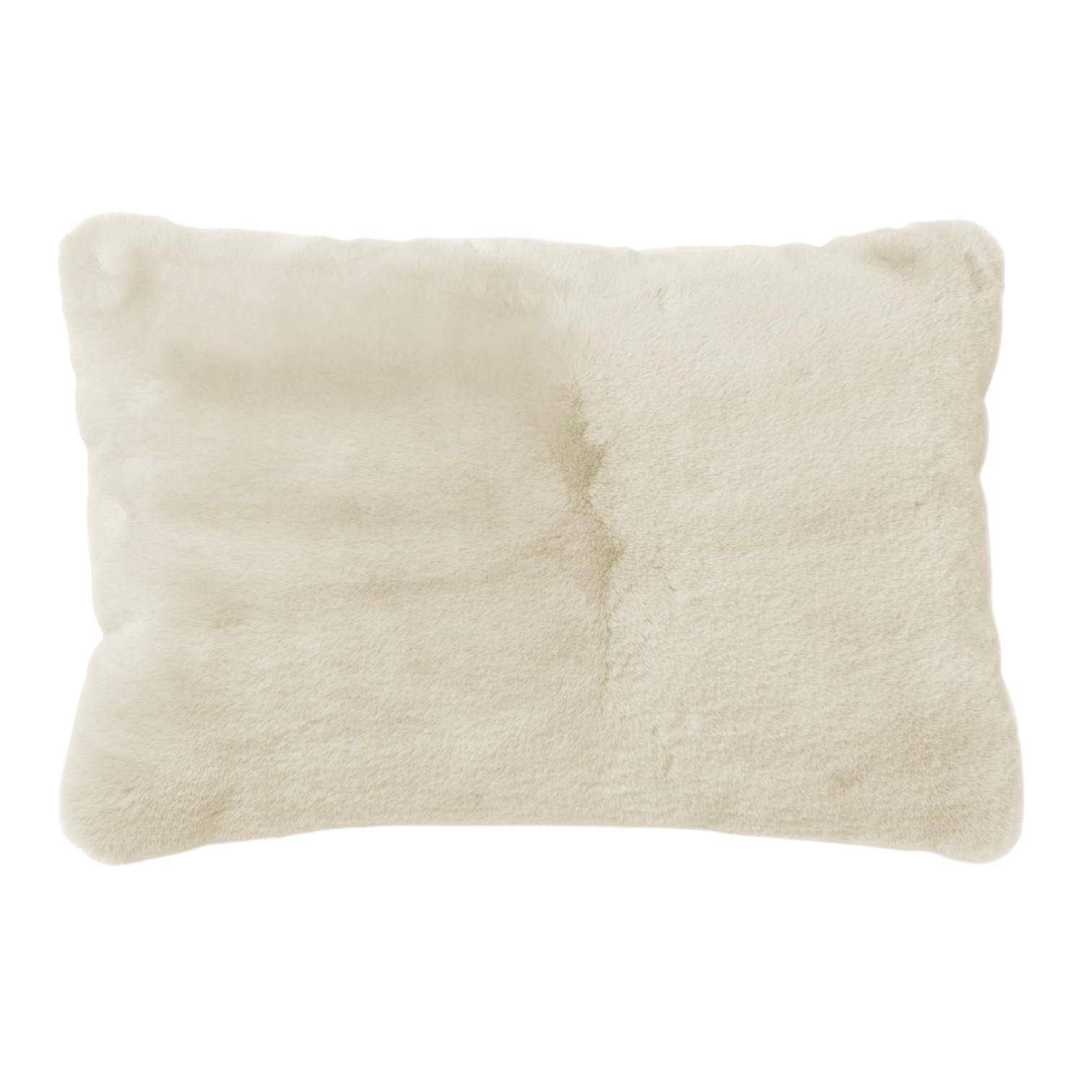Skinnwille Dekokissen Fluffy Beige 40 x 60 cm