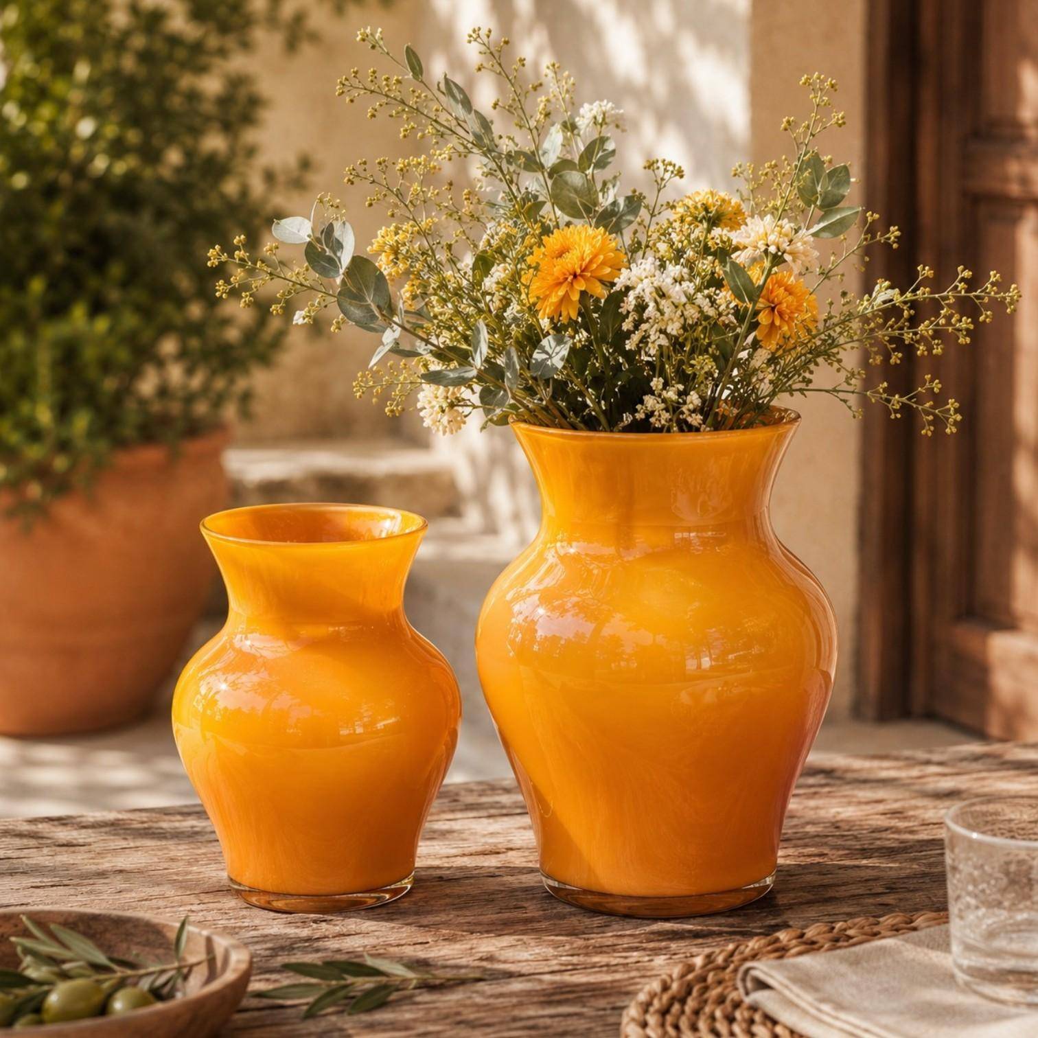 Paul Nagel FLOWERS Vase Viola groß, mandarin