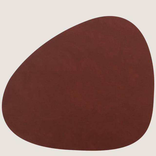 Lind DNA Tischset Curve L Sienna Nupo in 37 x 44 cm