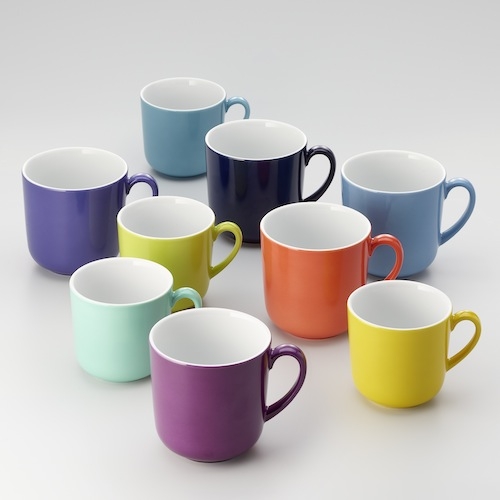 Dibbern Solid Color Becher mit Henkel 0,45 l apfelgrün