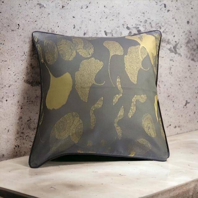 Garnier Thiebaut Kissenhülle Mille Feuilles Bronze in 50 x 50 cm