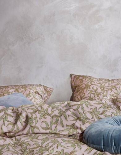 Essenza Baumwollsatin Bettwäsche Juliette in Antique Pink 135 x 200 cm + 80 x 80 cm