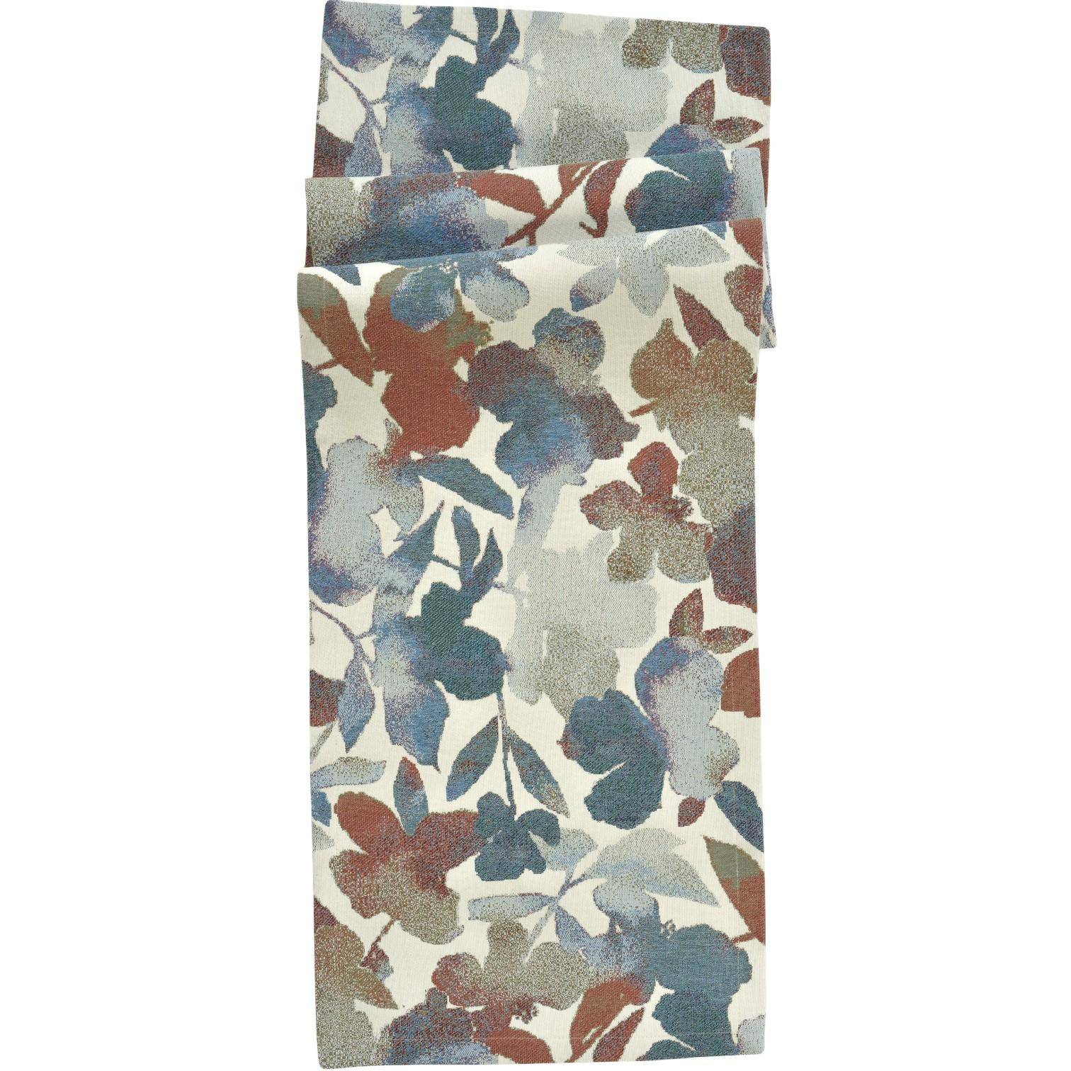 Sander kleiner Tischläufer Bellagio in Blue Shadow 40 x 100 cm
