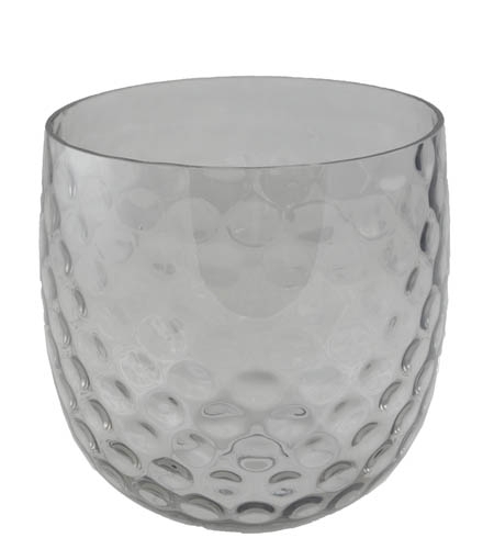 Kaheku Windlicht Catania Lüster-Rauch 30,5 cm hoch