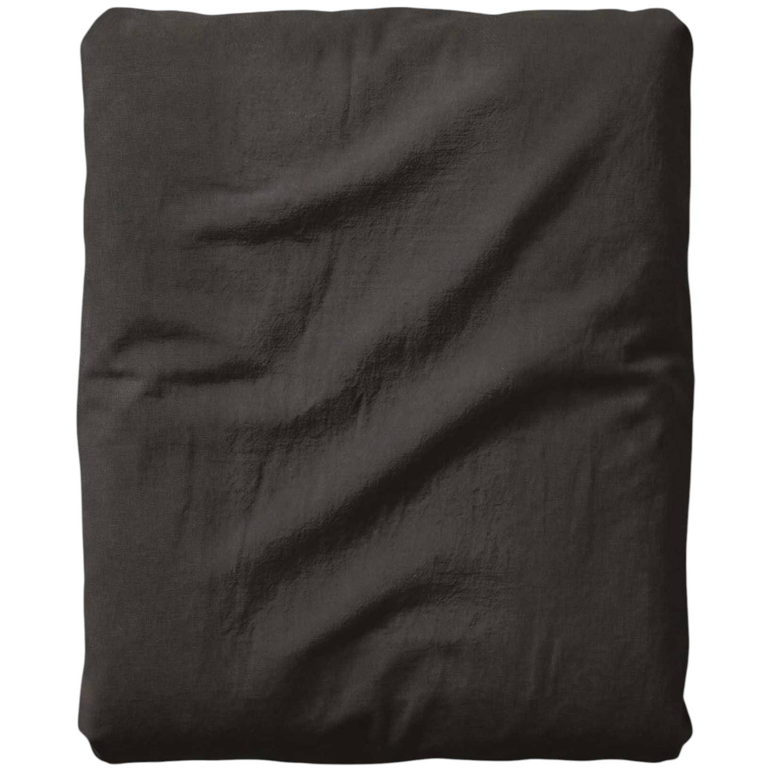 ESSENZA Fine Organic Jersey Spannbetttuch Anthracite 140-160 x 200-220 cm